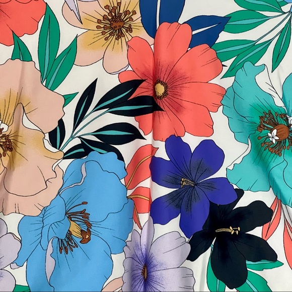 NEW O’NEILL Long Sleeve One piece Swimsuit White Pink Floral Women’s Swim Size S - Picture 9 of 16